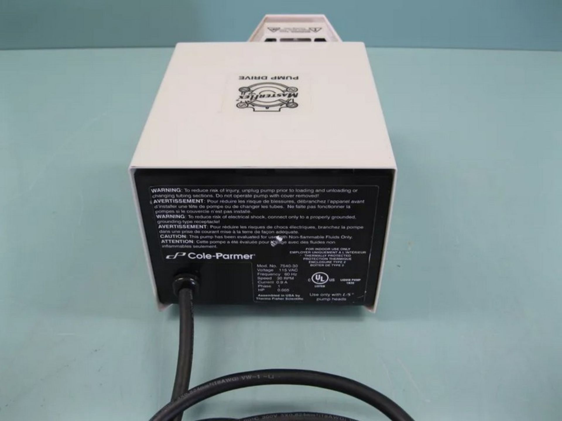 Cole Parmer MasterFlex 7540-30 Peristaltic Pump - Image 5