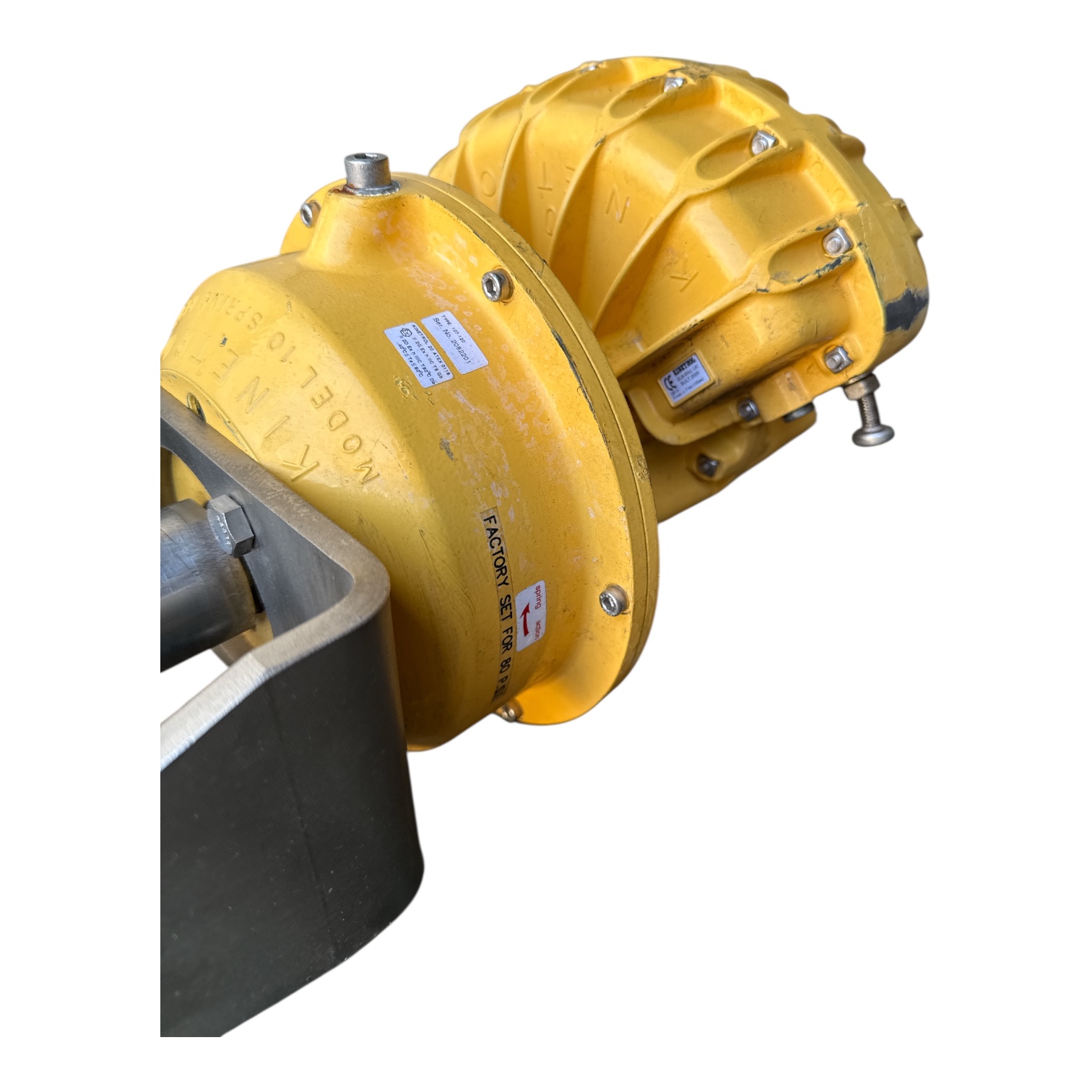3" Class 150 Stainless Steel Velan Ball Valve Air Operated - Image 2