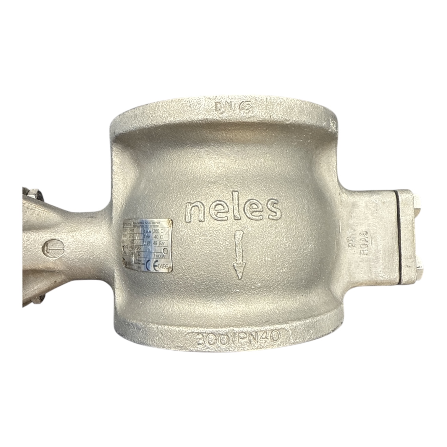 2.5" Stainless Steel Neles Jamesbury V-Ball Control Valve - Image 9