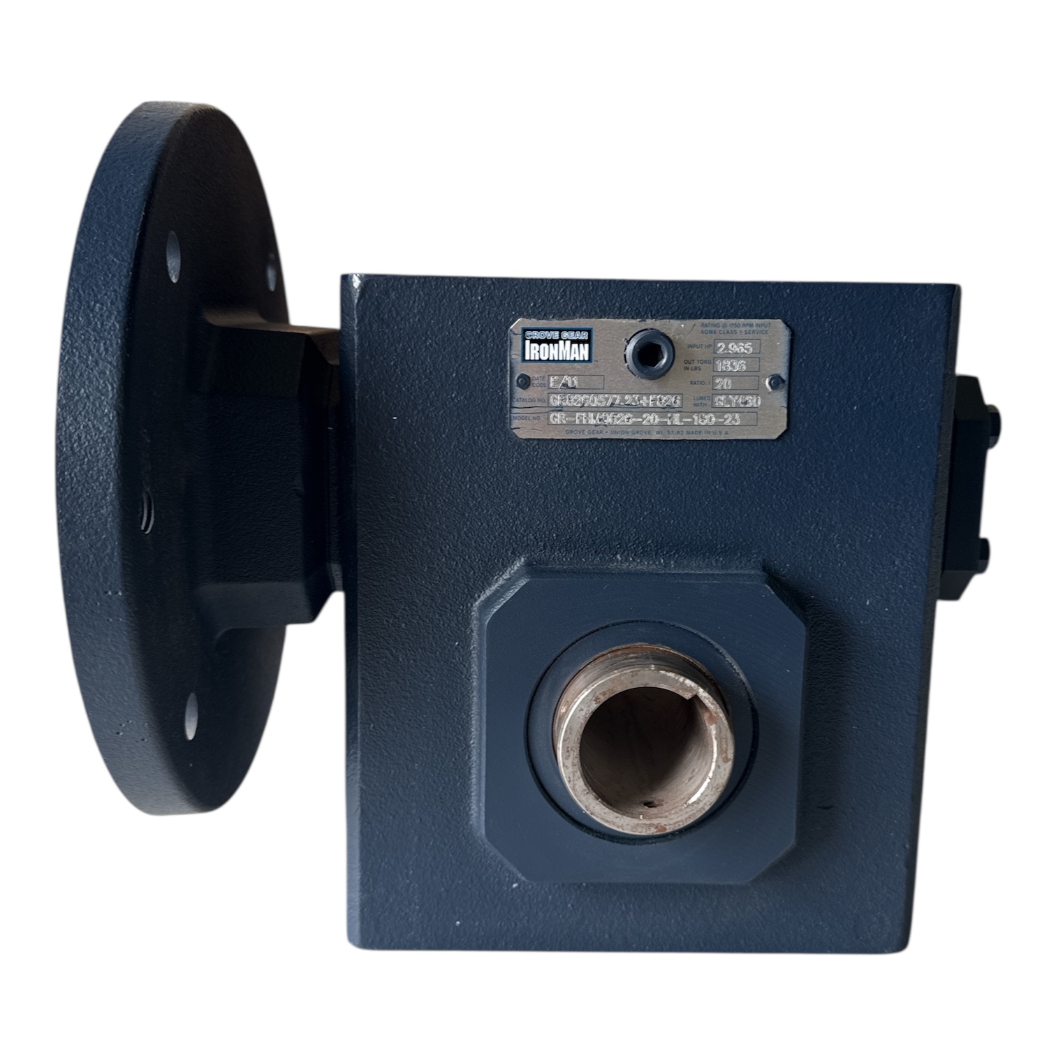 Grove Gear IronMan Model GR8260577.23+F826 Gear Reducer - Image 2